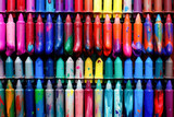 Fototapeta Tulipany - A painter colourful canvas