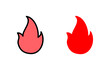 © OLIVEIA - Fire icon set illustration. fire sign and symbol