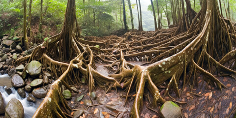 Canvas Print - The Darien Gap swamp