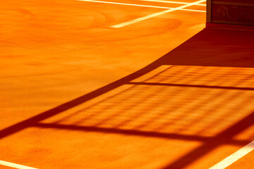 Sticker - A tennis court, aerial view