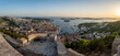 Hvar, Croatia sunset view from the fortress