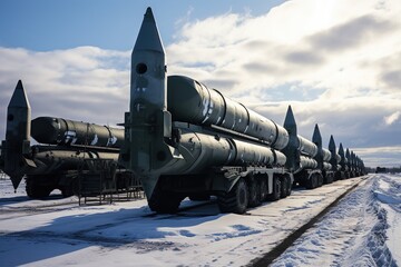 Wall Mural - Long-range surface-to-air missile systems