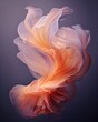 A close up of a dress blowing in the wind. Generative AI.