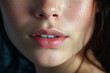 Ethereal Beauty: Close-Up Shot Showcasing the Woman's Beautiful Skin
