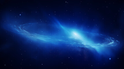  Blue spiral galaxy background,PPT background