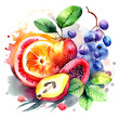 Owoce ilustracja