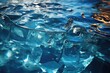 blue clear water background and texture