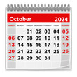 Calendar - October 2024