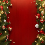 Fototapeta Konie - Merry christmas star images collections cute wallpapers ai generated