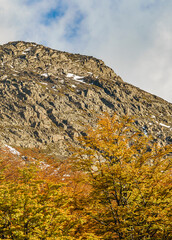 Canvas Print - Martial glacier landscape, ushuaia, tierra del fuego, argentina