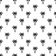Wall Mural - palm tree seamless pattern. repeating cute palms print. repeated modern background. flowers design p