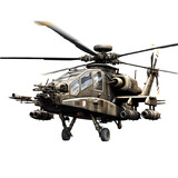 military helicopter on transparent background PNG