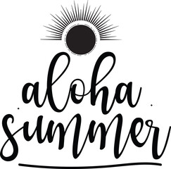 Wall Mural - aloha summer