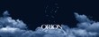 orion constellation 3d illustration