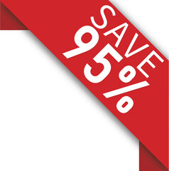 Wall Mural - save 99% off red sale tag