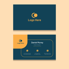 Wall Mural - Creative and professional corporate double-sided business card