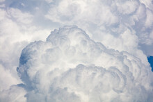 White Cloud Texture. Air Material Backdrop. Sky Effect Pattern.