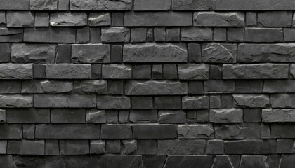 Wall Mural - black stone