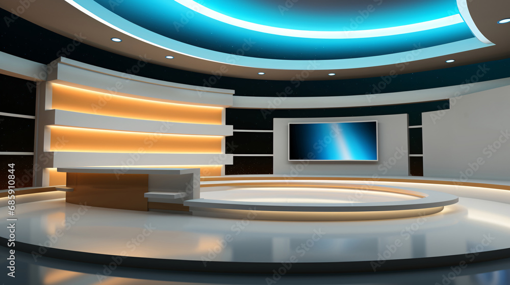 Tv Studio. Background for TV shows . News studio. The perfect backdrop ...