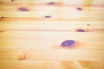 Sticker - close up brown wood texture background with wooden year rings, blank timber for design