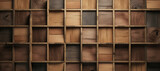 Fototapeta  - checkered wooden walls 7