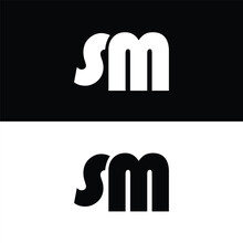 Initials SM Logo Letter Elephant Brand Company Elegant
