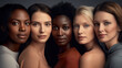© Elaine - Portrait of diverse group Of beautiful women