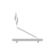 incense stick icon on a white background, vector illustration