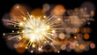 © Julia - Sparklers on the background of the night city vector