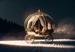 Fairy tale wedding princes carriage