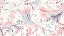 Paisley Pattern In Pastel Colors | Generative AI