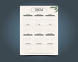 2024 best vector annual calendar template customizable calendar template .