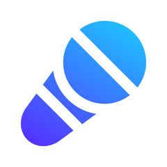 Sticker - karaoke gradient fill icon