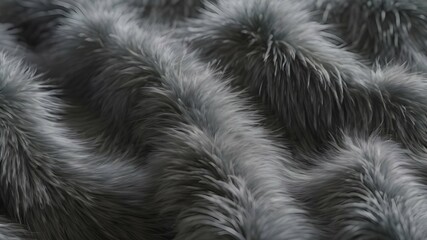 gray colored fur design with reflections of light and representing of softness