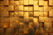 Goldene Wandtextur als Hintergrund