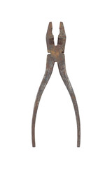 Wall Mural - pliers, old, rusty pliers, isolate from background