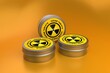 Radiation Guard, Iodine Tablet Containers with Contemporary Design