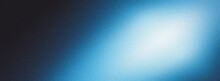 Blue Gradient Background Grainy Glowing Blue Light On Dark Backdrop Noise Texture Effect Banner Header Design