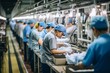 Efficient Teamwork in Modern Factory Assembly Line