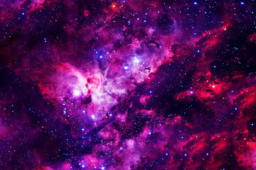 Wall Mural - bright purple galaxy. elements of this image furnished by nasa