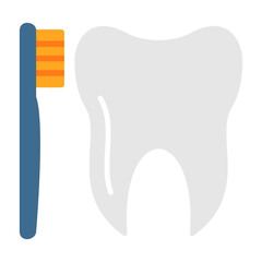 Wall Mural - Tooth Brush Icon