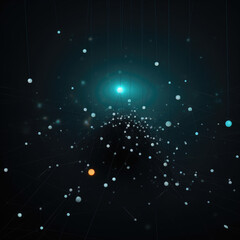 Wall Mural - background with stars