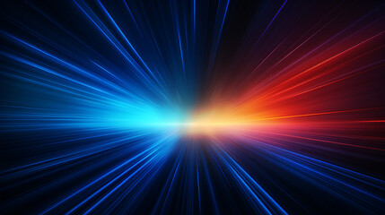 Aufkleber - Abstract Luminous Lines Creating a Mesmerizing Pattern Background