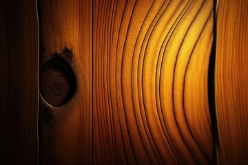 Poster - Wooden texture with natural patterns as a background