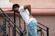 © Mihail - feeling sudden awful back pain, young african american suffering from injury