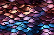 iridescent neon cooper snake scales texture background