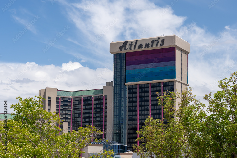 Atlantis Casino Resort Spa on Virginia St in Reno, NV, USA, on June 5 ...