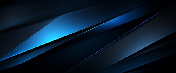 Wall Mural - abstract blue and black are light pattern with the gradient is the with floor wall metal texture sof