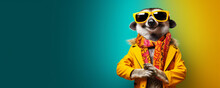 Fashionable Funky Meerkat In Sunglasses