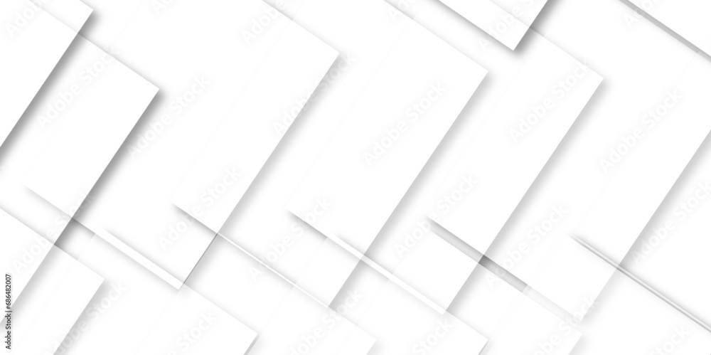 Abstract background with lines white and grey vector with geometric ...